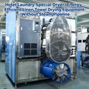 Large Capacity 160kg Industrial Textile Dryer, Eco-Friendly Heat Pump Dryer for Underwear & Socks