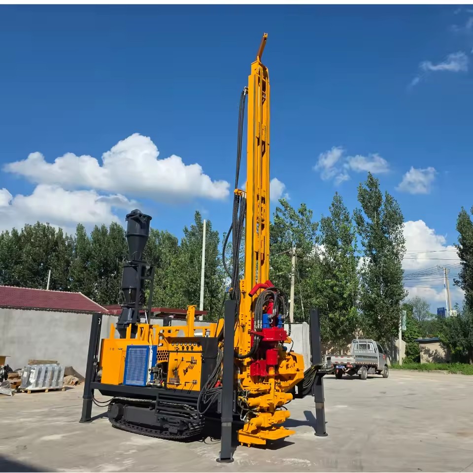 Air-lift Reverse Circulation Crawler Drill, Mining Hydraulic 500m Powder Drilling Rig for Engineering Geological Exploration