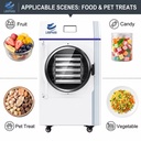 Automatic Small Compact 4kg 6kg Home Lyophilizer 220V Freeze Drying for Fruit Snacks Pet Foods