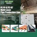 Multi-layer Hdpe Pipe Machine 20-110mm Bearing-equipped Extrusion Line Multilayer Pp Pipe Extrusion Line