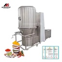 Automatic Stainless Steel Fluidized Bed Dryer with Gear for Curry Powder Chili Garlic Powder Food Processing Equipment
