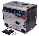 10KW 10KVA Silent Soundproof Diesel Generator Sets Diesel Engine Hubei Digital Panel 8KW 6KW 5KW 3KW Generator Set