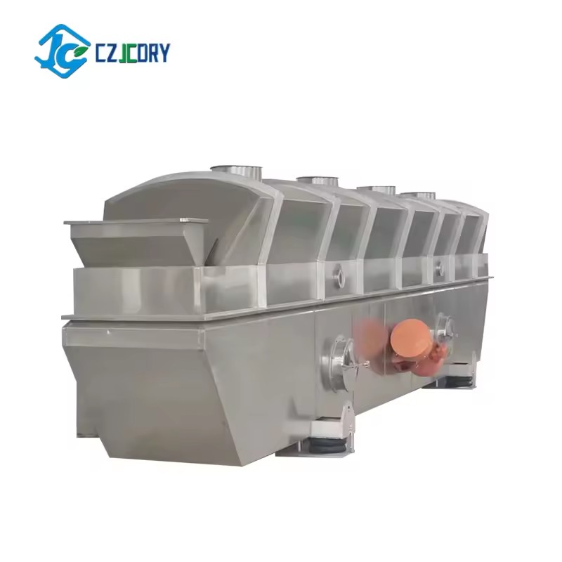 ZLG Vibrating Fluid Bed Dryer with PLC & Gear Ti Material Energy Saving for Glutamate Particle