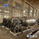 ZKG Model Industrial Safety Rotary Vacuum Rake Dryer Intermittent Paddle Dryer Vacuum Harrow Dryer