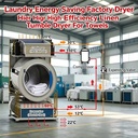 Fully Automatic High Temp Heat Pump Dryer for Hotel Linen Towels Bedding