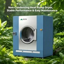 Economic Operating Clothes Dryer 150 kg Huge Capacity Industrial Tumble Dryer