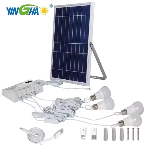 New Design Electricity Generating Solar Lighting Panel Power System for Home