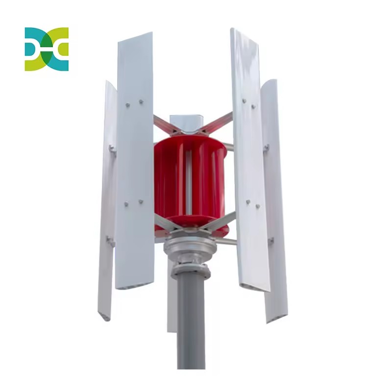 Hybrid Solar Energy Electricity Generator Vertical Axis Wind Power Turbine for Sale
