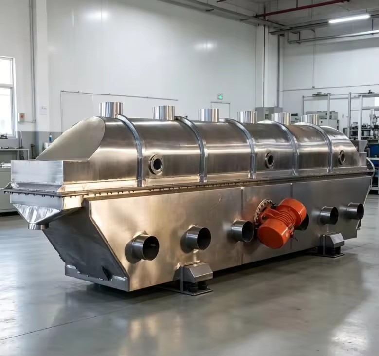 Wanda ZLG Vibrating Hot Air Drying Equipment for Food Processing with Electric Heating and Energy Saving Features