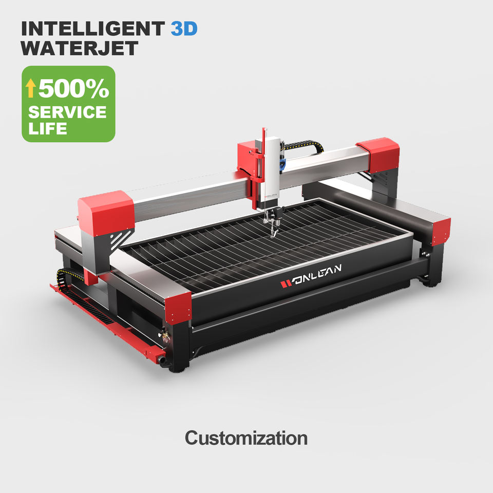 WONLEAN Automatic Water Jet Cutting Machine for Steel 3 Axis Waterjet