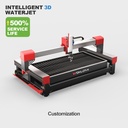 WONLEAN Automatic Water Jet Cutting Machine for Steel 3 Axis Waterjet