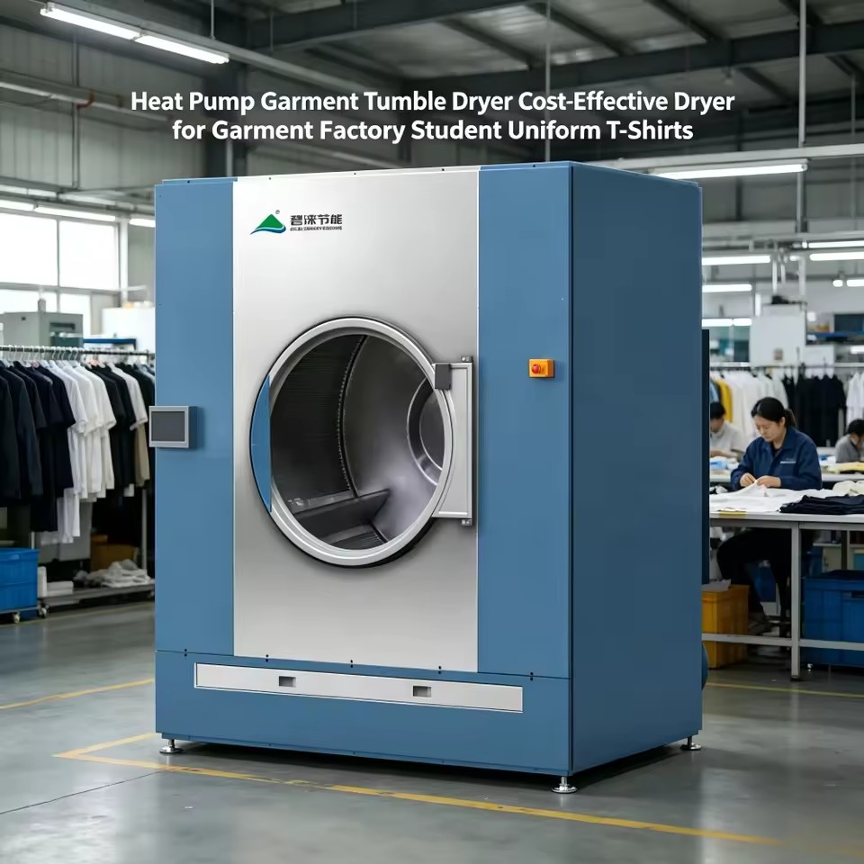 Industrial Steam Pipeline Free Integrated Heat Pump Dryer Low Cost Operation Laundry Washing Plant Heat Pump Dryer