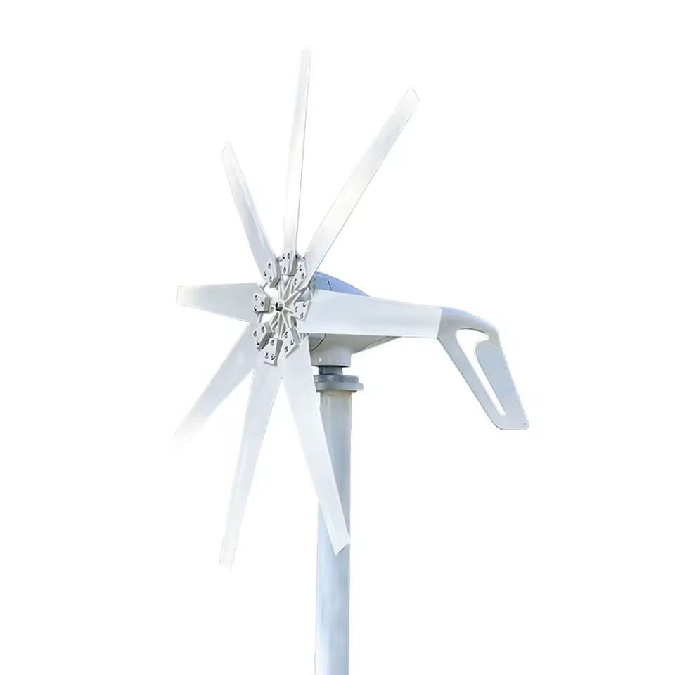 European Warehouse Energy Sources Electric Power Generator 24v 48v 96v Wind Turbine 1kw 500w 3 Blades Permanent Maglev Generator