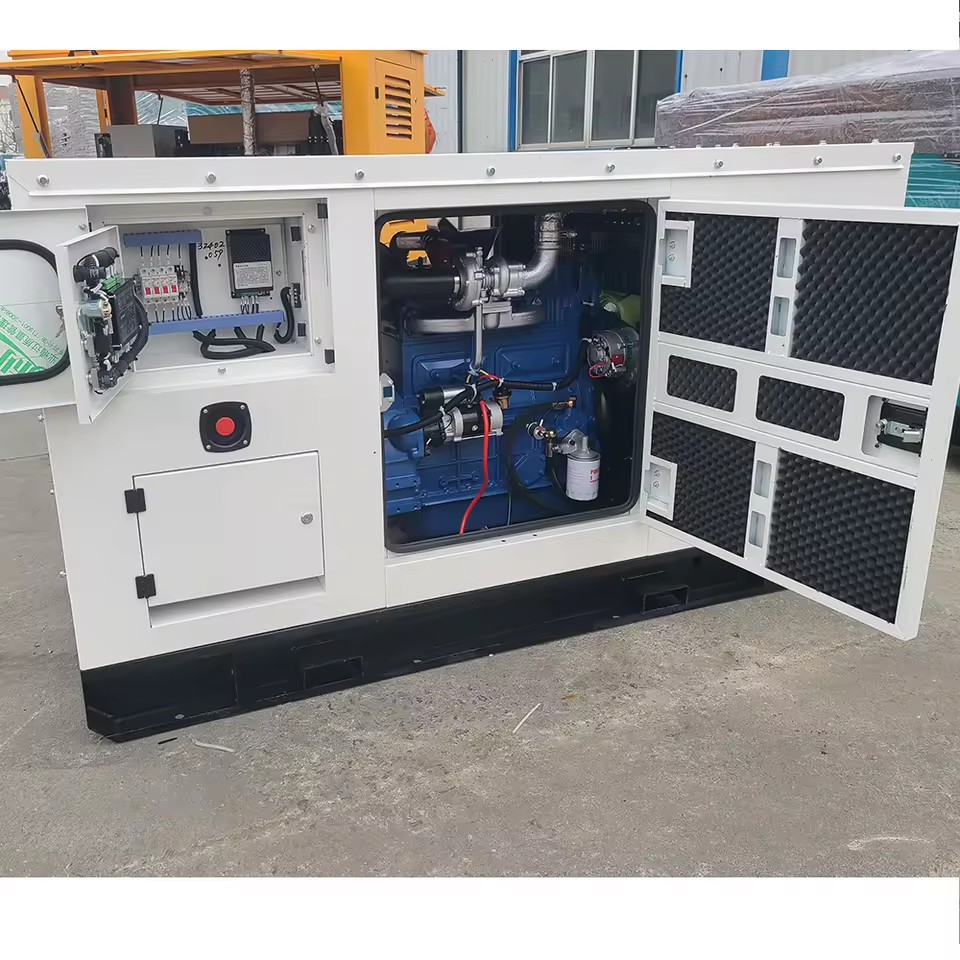Soundproof 12KVA 12KW Diesel Generator Water Cooled Marine Electric Generator for Home 12000W 3 Phase Small Genset