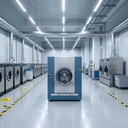 Industrial Tumble Heat Pump Clothes Dryer, Laoding 50~160kg,Electric Only No Steam Boiler Required Plug & Play Dryer Machine
