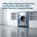 Laundry Factory Clothes Dryer Ultra High Temperature Huge Capacity 150kgs Industrial Heat Pump Dryer Machine