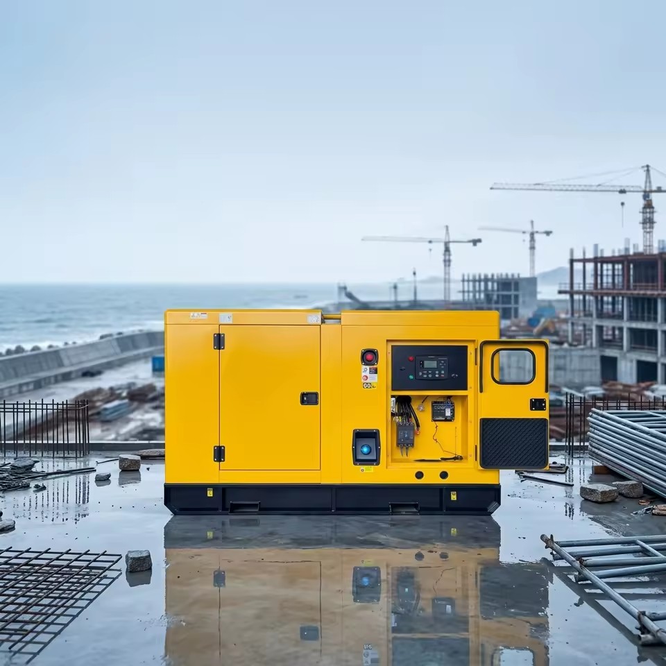 ECG 30KW 40KW 50KW Silent Diesel Generator 3 Phase AC Output 1500RPM Soundproof Electric Genset for Construction Industry