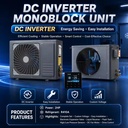 Compact 8HP Copeland DC Inverter Monoblock Refrigeration System Energy Saving Automatic Control R410A for Commercial Cold