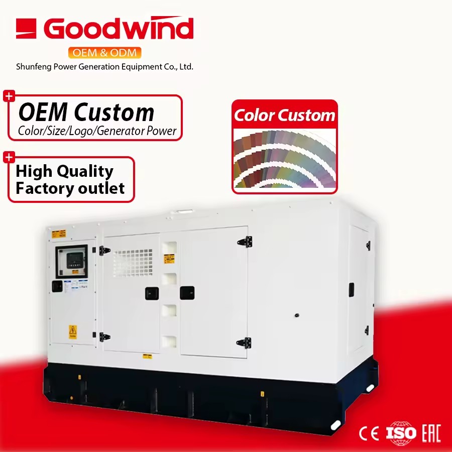 20 30 50kw 80kw 150Kw Silent Type Weatherproof Custom Diesel Generators Set Standby Power Supply for Data Center Server Room