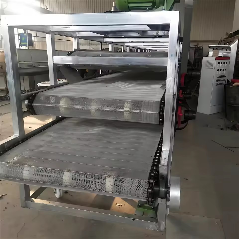 Stainless Steel Mesh Belt Dryer Machine for Food Processing Motor Continuous Conveyor Drying Equipment Energy Saving Easy
