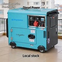 Standby Electric Power Plant 10kw Soundproof 12kva 10kw diesel Electric Generator 220V/380V 60Hz 1/3phase Generator diesel 20 kw