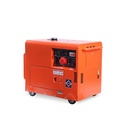 6kW Silent Diesel Generator 7.5kVA 3-Phase Dual Voltage Electric Start CE ISO Approved Portable Genset Home/Site Backup 100%