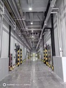 Slaughterhouse Carcass Cold Room Automatic Motor Hanging Rail Beef Aging Meat Chiller with Air Cooled System and Solar Panel