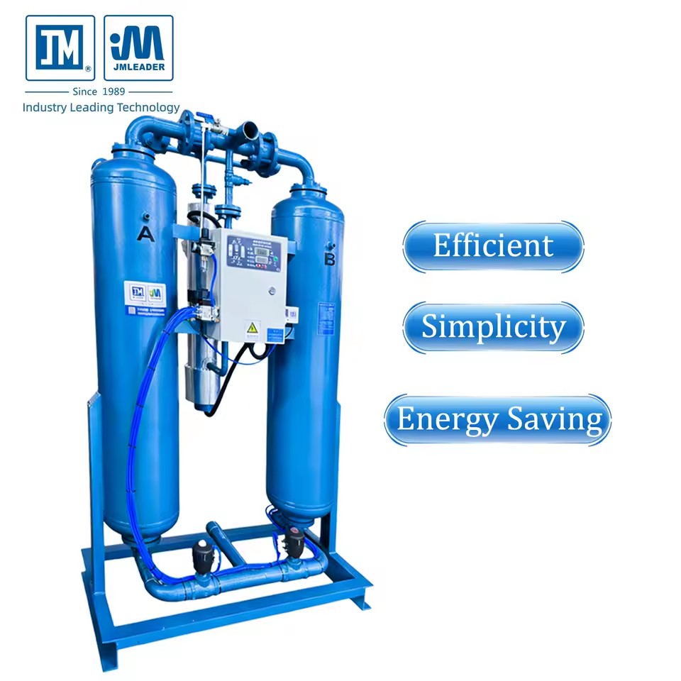 45Nm/min Heated Desiccant Air Dryer Standard Regeneration Adsorption Dryer Compressed Air Treatment Equipment Air Drying Machine
