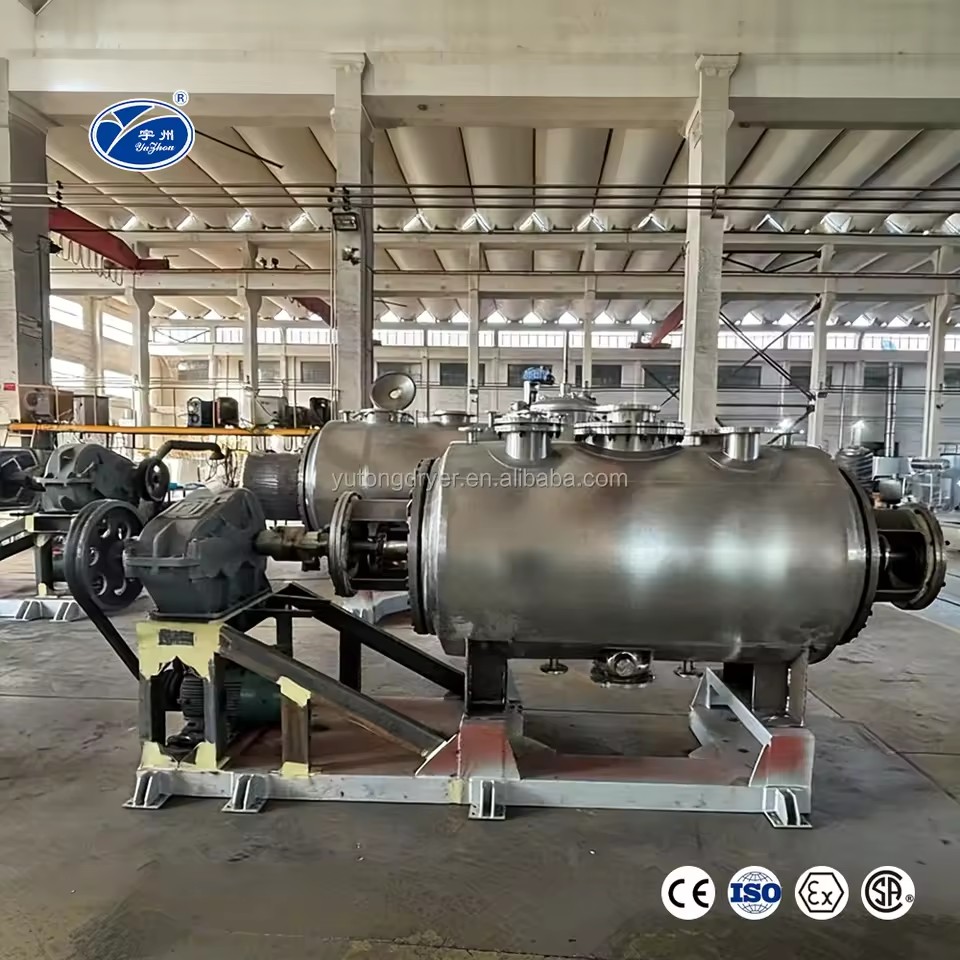 ZKG Series Industrial Customized Automatic Rotary Vacuum Rake Dryer Oxidation-prone Material Vacuum Rake Dryer