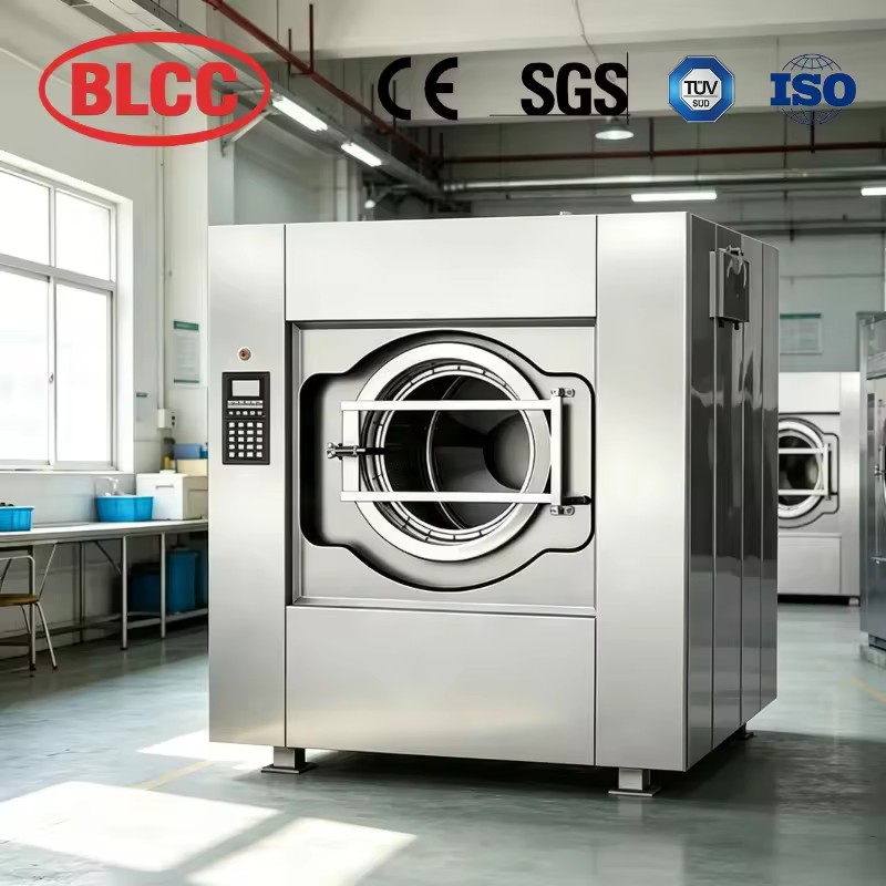 BLCC Washing Machine Industrial High Spin Electric Steam Heating Laundry Heavy Duty Washer Extractor 50kg 100kg