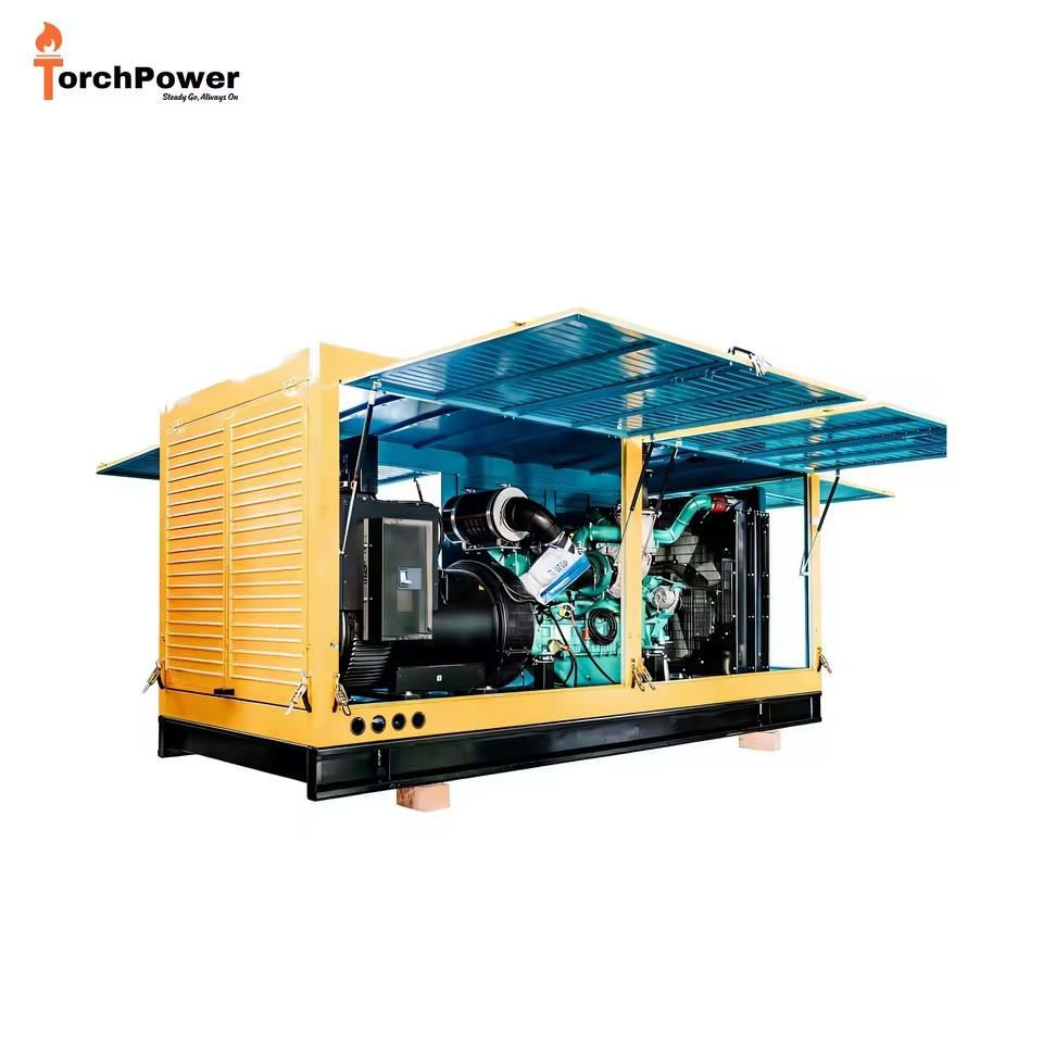 Support Customization 200KW 250KVA Alternator Electricity Generator Automatic Remote Start 240V 400V Genset with Rain Cover