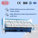 Industrial Automatic Laundry Bed Sheets Linen Fabric Cloth Ironing and Folding Machine Folder Equipment for Hotel