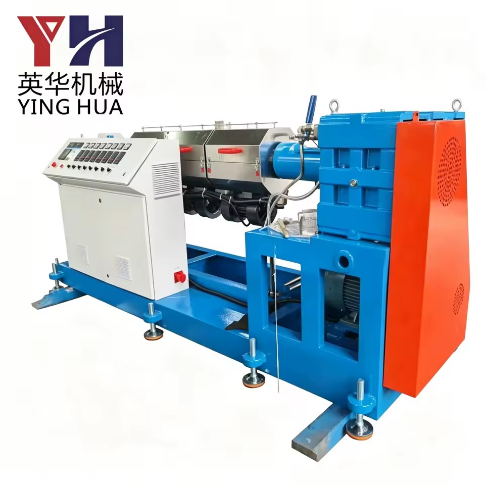 Pin Barrel Cold Feed Motor-Driven PVC Extruder XJP-120 | 120mm Single Screw Extrusion Machine for PVC Wire Profile Pipe