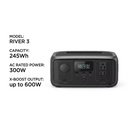 River 3 Dual Fuel Smart Generator 3000 Portable Backup Home Emergency Power LPG Gas Powered Smart Control EU UN