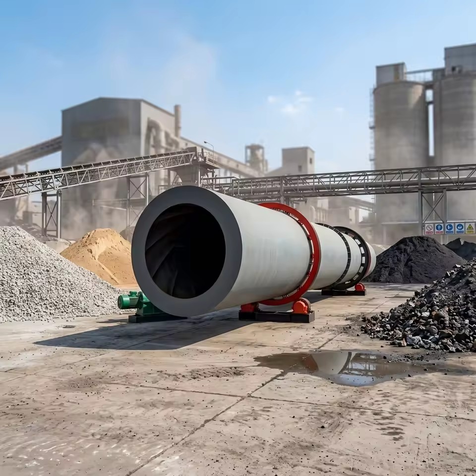 High-output 10t/h Rotary Dryer Energy Saving Drum Machine for Fly Ash Ore Powder and High Moisture Minerals
