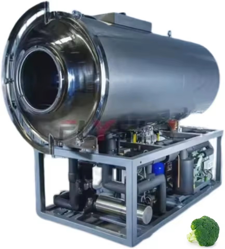 Automatic Labor-Saving 304 Stainless Steel High Capacity Energy Saving Vacuum Drying Oven for Broccoli Vegetables