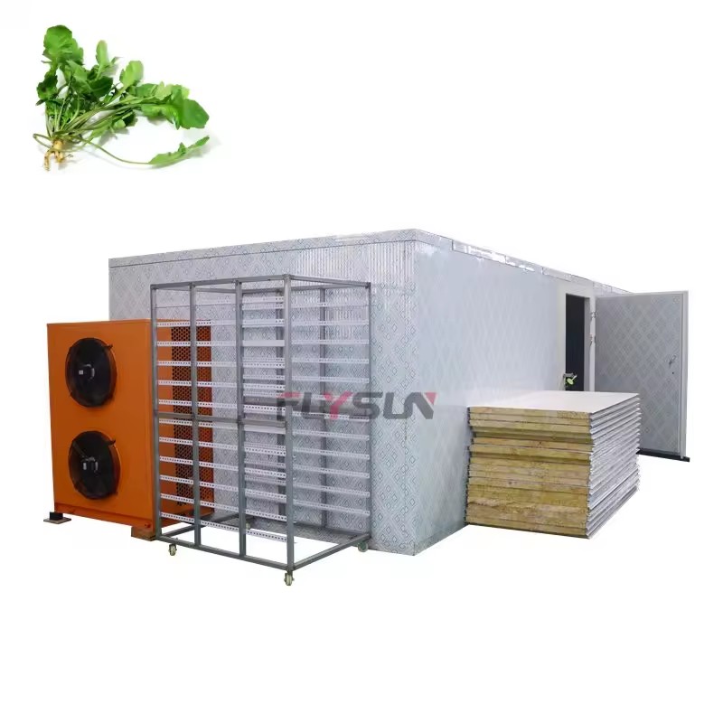 Factory Electric Motor Stainless Steel Pump Drying Machine for Vegetables Shepherd's Purse Tray Dryer High Capacity