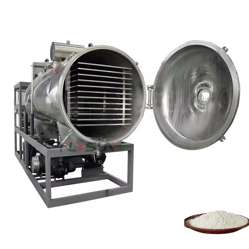 Labor-Saving Energy Saving High Capacity Vacuum Drying Oven Garlic Powder Kiwi Fruit Freeze Drying Machine 304 Stainless