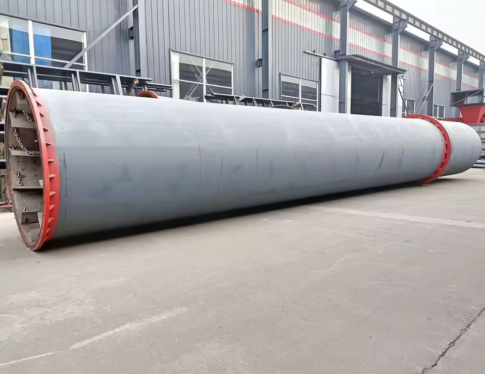 Energy Saving 15% Rotary Kiln with Low Emission Burner Bearing & Gearbox for Cement Active Lime Dolomite Calcination