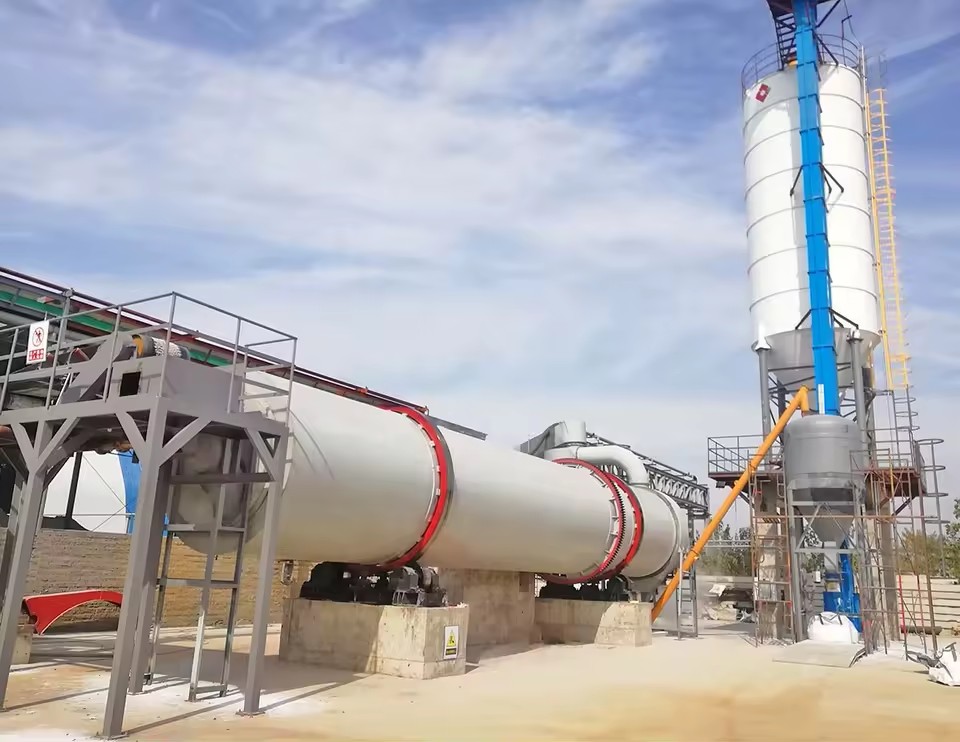 Uniform Heat Distribution Calcination Gypsum Rotary Kiln Lime Calcination Kiln Plant High Efficiency Bearing Gearbox Engine