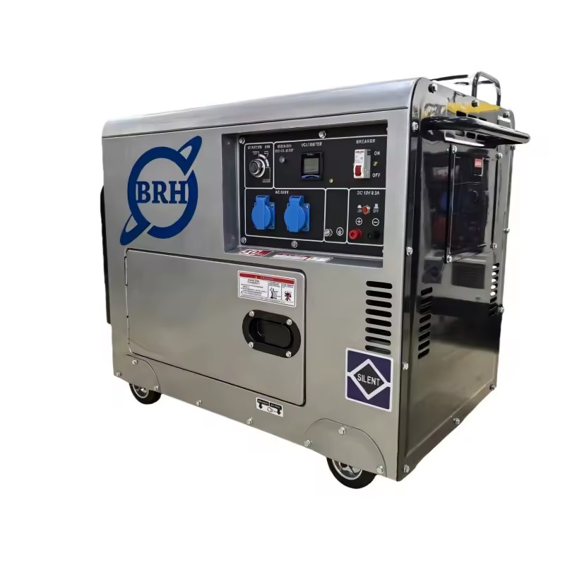 BRH 5KW 6KW 7KW 8KW 9KW 10KW 12KW 15KW 20KW 25KW 30KW 50KW Super Silent Diesel Generator 110V/220V/380V Electric Generators