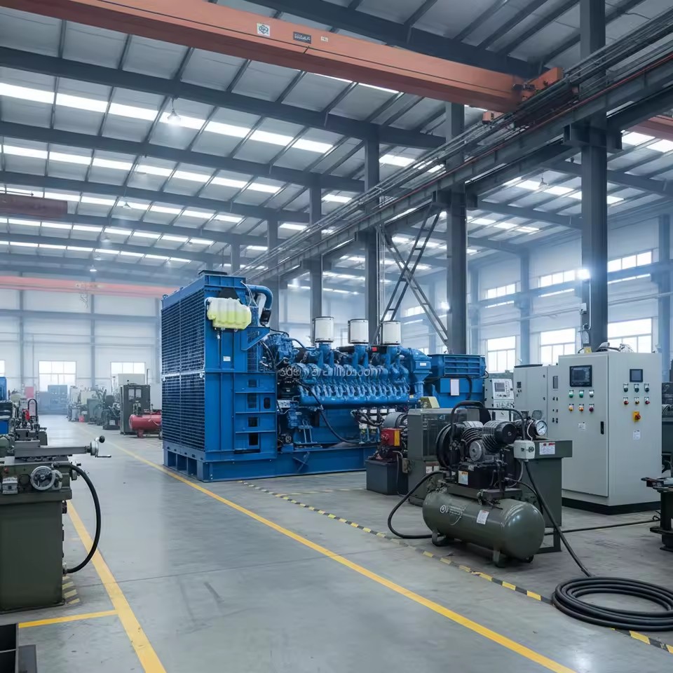 Factory Direct Sale SWT Electricity Supply 1MW 2MW 3MW Heavy Duty Diesel/gas/biogas/gasoline Generator Set Huge Power Solutions