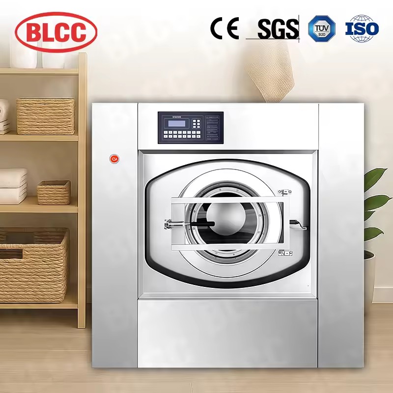 High Quality Full-Automatic Heavy-Duty Industrial Washing Machine for Hotels Laundries New Condition Electric Fuel Made Textile