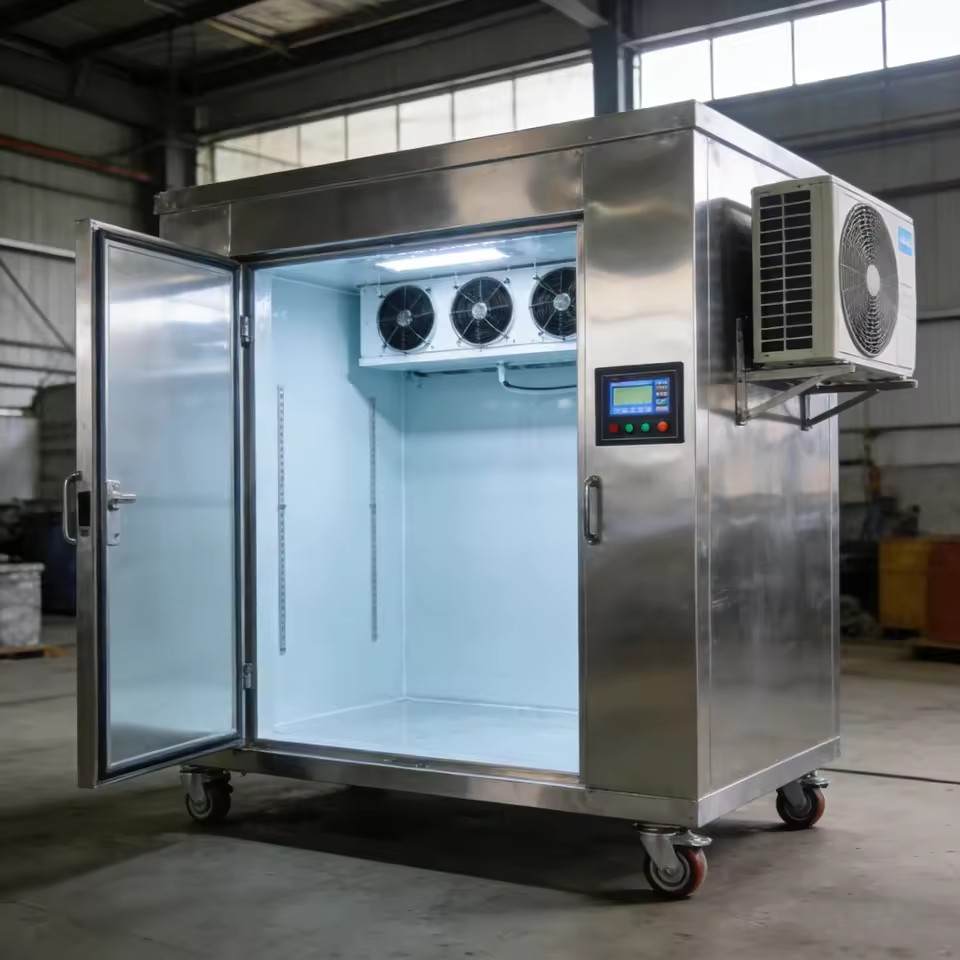 Small Portable Cold Room 20ft 40ft Refrigerated Container, Monoblock Refrigeration Cold Storage Equipment