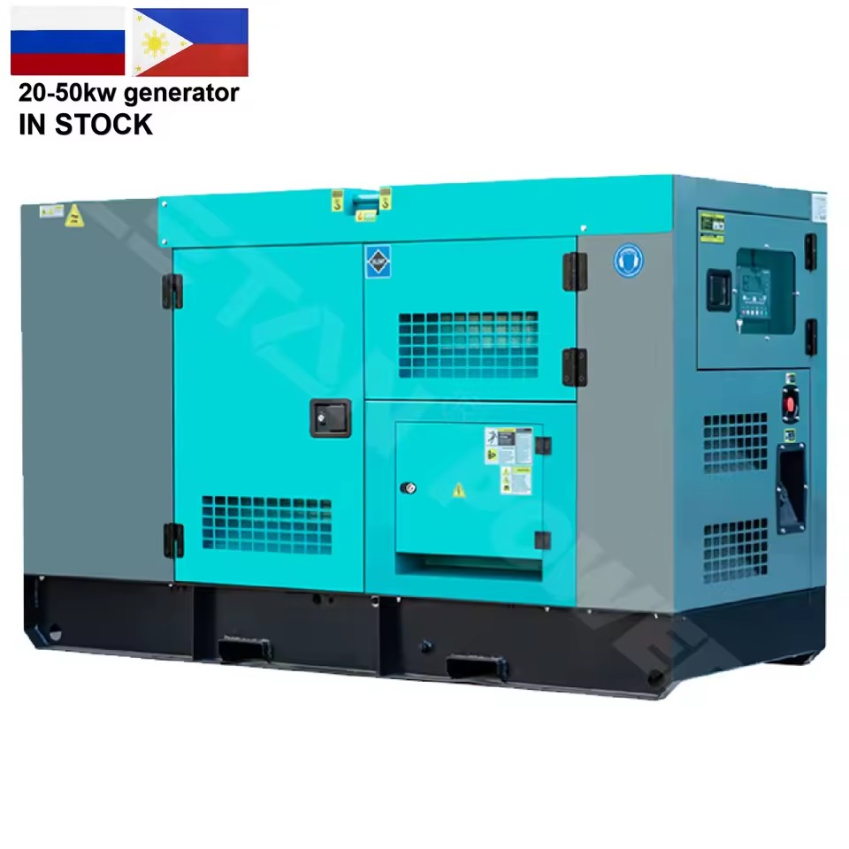 Industrial 20kW Power Plant Electricity Generating Power Portable 20kW 25 KVA 3 Phase Silent 20 kw diesel Generator