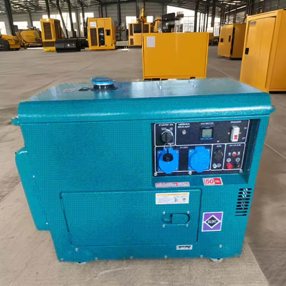 CNSZ Open Frame Silent Diesel Generator Remote Start 7-8kW Three Phase Home Use Electricity Generator