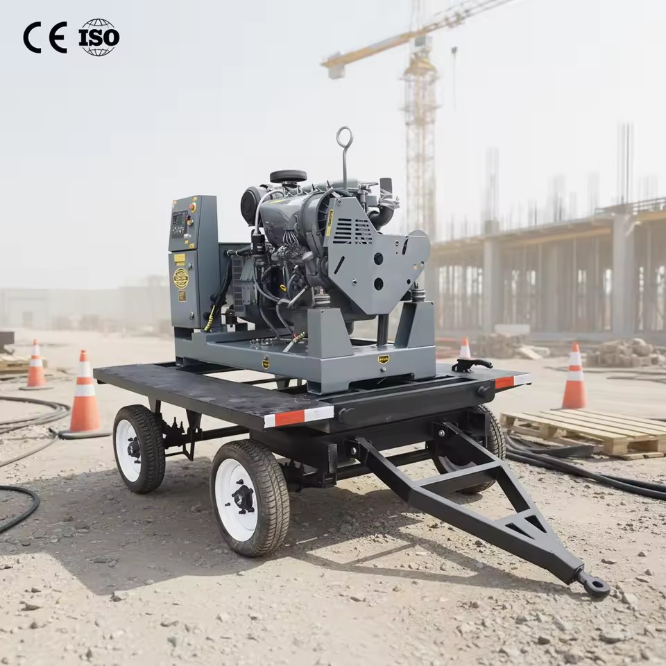 20KW 50KW 100KW 200KW 500kW 1MW Small Biogas to Electricity Remote Start DC Powered Generator Turbine with Air/Water Cooling