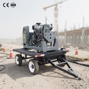 20KW 50KW 100KW 200KW 500kW 1MW Small Biogas to Electricity Remote Start DC Powered Generator Turbine with Air/Water Cooling