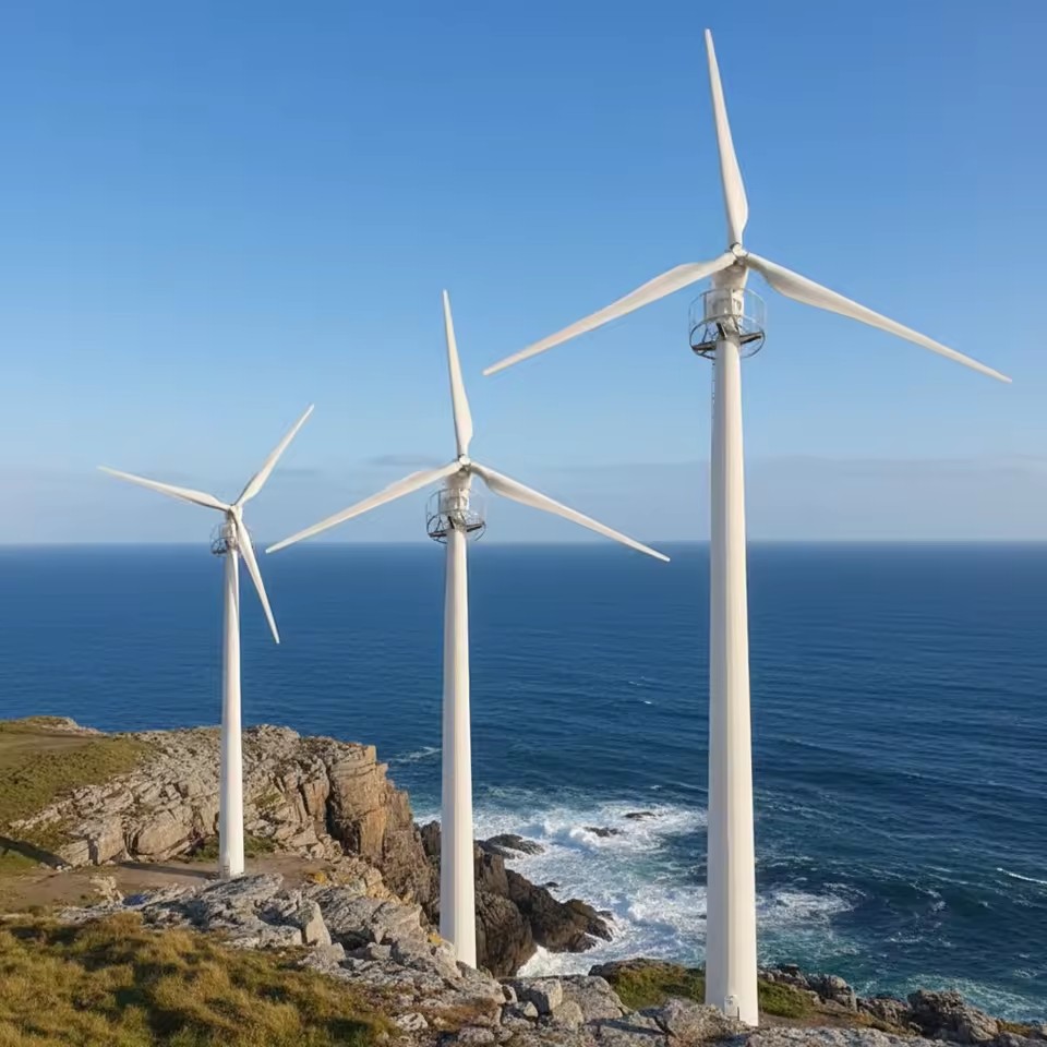 50kw 30kw 380v Industrial Wind Electricity Generator Horizontal Wind Turbine Generators