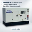 Silent 15kw 20kw 25kw 30kw 35kva Diesel Generator 3 Phase Low Noise Fuel Consumption Soundproof Home Backup Power Genset